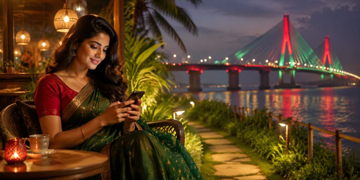 বরিশালে তীন পট্টি গেমের দৃশ্য